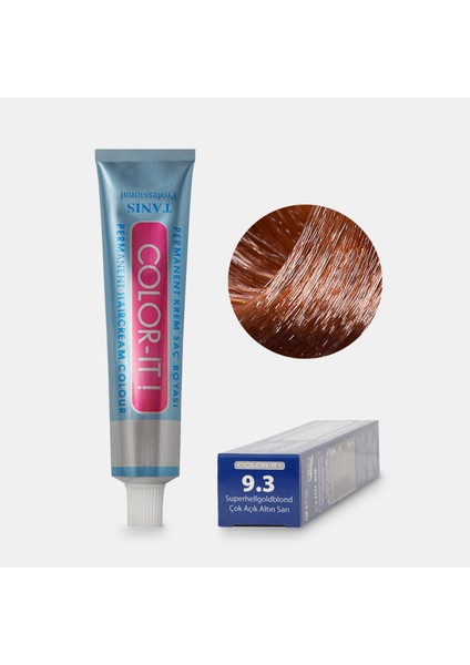 Kalıcı Saç Boyası Color-It 9.3 Altın Sarışın