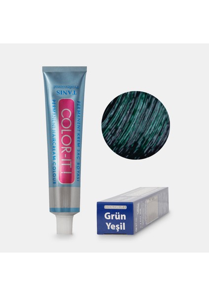 Kalıcı Saç Boyası Color-It Yeşil