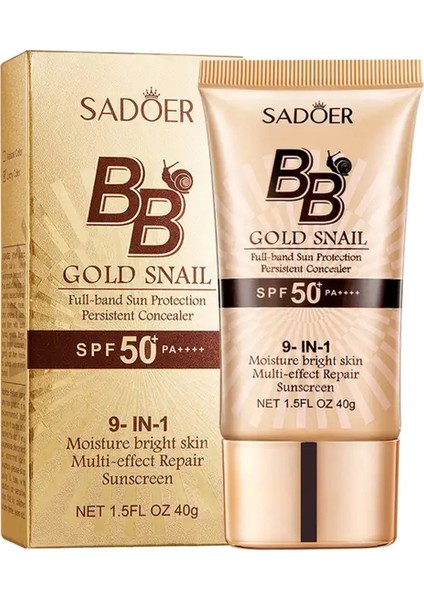 Besleyici Altın Salyangoz Spf 50+ Güneş Koruyucu Bb Krem