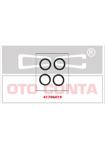 Emme Manifold Contasi Takim (4 Adet) P107-P206-P307-BİPPER-NEMO-C1-C2-C3-FİESTA-FÜSİON 1.4 Hdi Dv4 102008