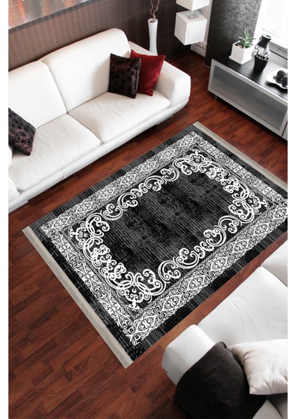 Homier Punto Kalitesi Yıkanabilir Kaymaz Toz Tutmaz Taban Halı ve Yolluk H-KS-3051B