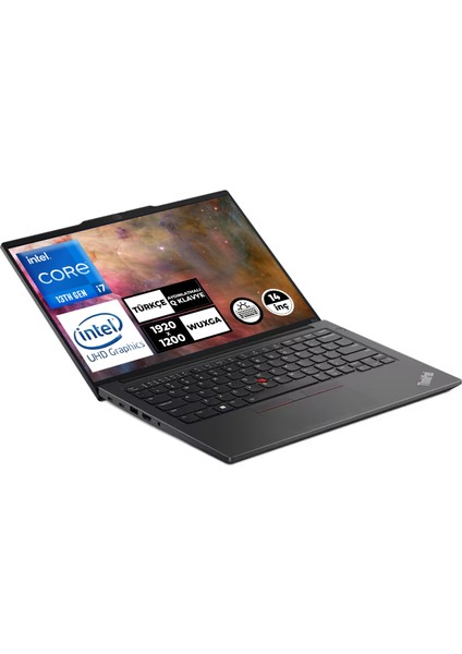 Thinkpad E14 Gen 5 I7-13700H 48GB 1tb Ssd+1tb SSD 14" Wuxga Windows 11 Pro Taşınabilir Bilgisayar 21JLS20KTX021