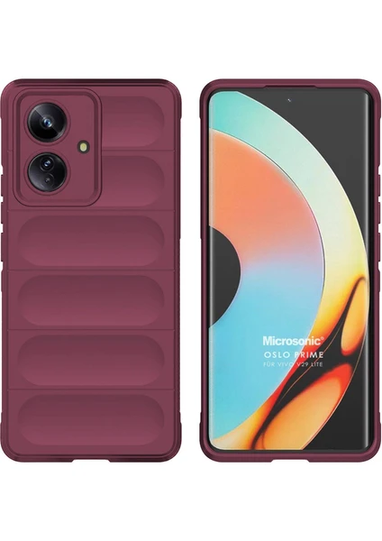 Vivo V29 Lite 5g Kılıf Oslo Prime Bordo