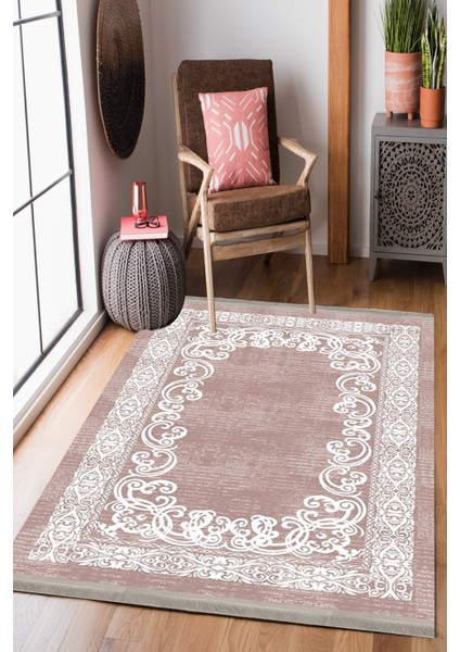 Homier Punto Kalitesi Yıkanabilir Kaymaz Toz Tutmaz Taban Halı ve Yolluk H-KS-3051B