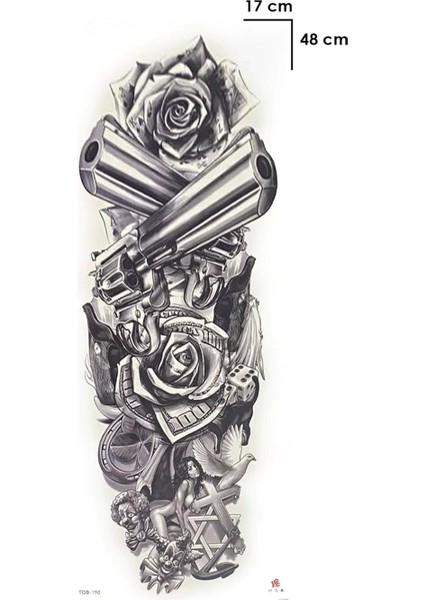 Geçici Silahh Kol Dövme Tattoo