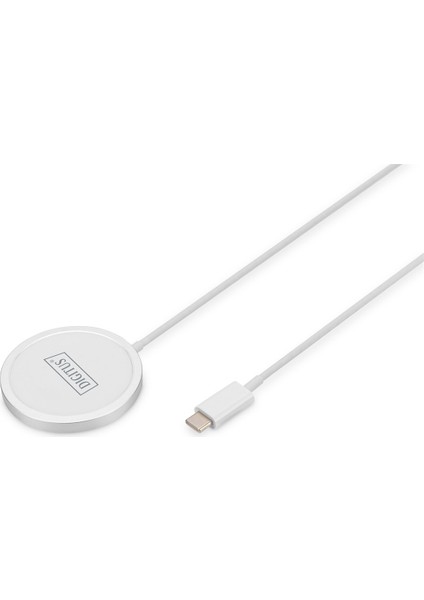 Kablosuz Şarj Pad/altlık, Mıknatıslı, 15W, Magsafe Uyumlu digitus Wireless Charging Pad, Magnetic 15W, Magsafe Compatible