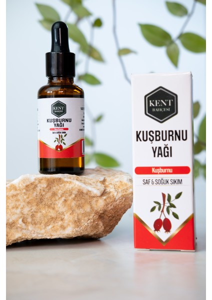 Kuşburnu Yağı Soğuk Sıkım 30 ml Saf Doğal Katkısız