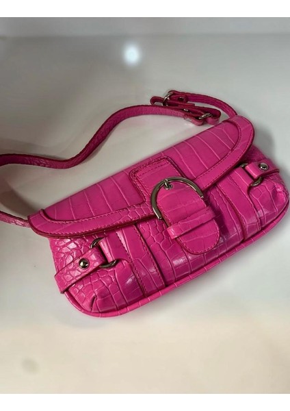 Kroko Desen Tokalı Model Kadın Kol Çantası fiyatları