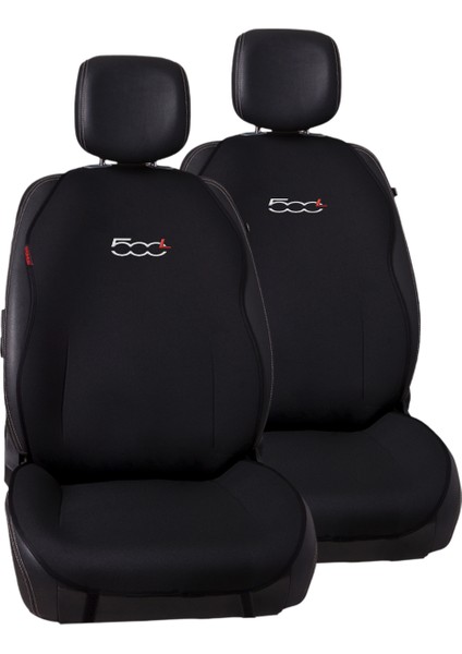 Fiat 500L Nakışlı Jakar Dokuma Kumaş Otomind Oto Minderi 2'li Set