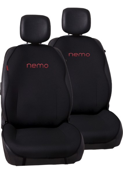 Citroen Nemo Nakışlı Jakar Dokuma Kumaş Otomind Oto Minderi 2'li Set