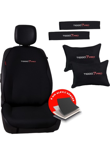 Chery Tiggo 7 Pro Nakışlı Jakar Dokuma Oto Minder ve Konfor Seti