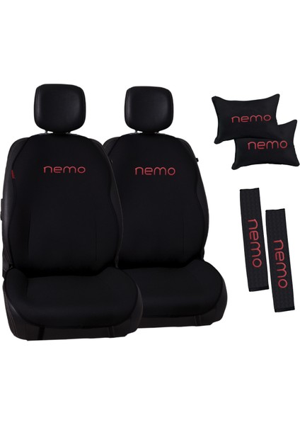 Citroen Nemo Nakışlı Jakar Dokuma Oto Minder ve Konfor Seti