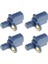 4x Araba Abs Sensörü Tekerlek Hız Gönderici Ünitesi Arka Odak Kuga V40 S40 1501675 BV6T2C190KB (Yurt Dışından) 1