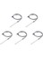 5x Çelik Sıcaklık Probu PT100 Rtd Sensör Kablosu 2m 98 mm 3 Tel -50 - 400 Santigrat (Yurt Dışından) 1