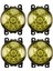 4x 4F9Z-15200-AA Araba Sis Lambaları Aydınlatma LED Işıkları Explorer Transit Odak Sarı Işık (Yurt Dışından) 2