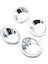 4x /dualis J10 2007-2009 Krom Ön Arka Sis Aydınlatma Koruması Tampon Lambası Trim Kalıplama Garnitür Çerçeve (Yurt Dışından) 1
