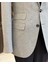Terziademaltun Italyan Stil Slim Fit 8 Drop Mono Yaka Erkek Ceket Gri T10985 3