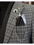 Terziademaltun Italyan Stil Slim Fit Mono Yaka Ekose Erkek Ceket Siyah T10751 3