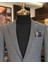 İtalyan stil slim fit 8 drop mono yaka erkek ceket antrasit T10984 2