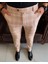 İtalyan stil slim fit erkek kumaş pantolon Turuncu T7745 1