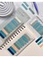 10 Farklı Renkte Mavi Tonları Renkli Cetvelli Oval Şeffaf Pet Indeks / Index Sticker / Sticky Note 2