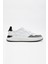 Erkek Beyaz/gri Deri Sneakers & Spor Ayakkabı 698 1078 5 Erk Ayk SK23/24 1