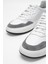 Erkek Beyaz/gri Deri Sneakers & Spor Ayakkabı 698 1078 5 Erk Ayk SK23/24 3
