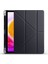 - Xiaomi Redmi Pad SE - Tablet Kılıfı Kalem Bölmeli Korumalı Standlı Tri Folding Kılıf - Siyah 1