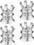 4x Taçlı Cnc Başlı Cı Kapakları Kapakları 1340 1986-1999 - (Yurt Dışından) 3