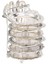 Çok Amaçlı Yemek Takımı Tabak Kaşık Düğün Ev Için Argent 23.6X14.2CMX10.6CM (Yurt Dışından) 2