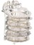 Çok Amaçlı Yemek Takımı Tabak Kaşık Düğün Ev Için Argent 23.6X14.2CMX10.6CM (Yurt Dışından) 4
