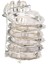 Çok Amaçlı Yemek Takımı Tabak Kaşık Düğün Ev Için Argent 23.6X14.2CMX10.6CM (Yurt Dışından) 5