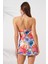 Jersey Soft Straplez Elbise Mayo Garden 231128-D 2