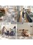 Dijital Baskılı Yıkanabilir Dot Taban Kaymaz Halı Yolluk Mutfak Salon Koridor Halısı 3