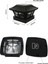 4x Güneş Direk Başlığı Işıkları 2 Aydınlatma Modu LED Güverte Çit Başlığı Işıkları 4x4 Ahşap Direkler Için Bahçe Dekorasyon Sıcak Beyaz (Yurt Dışından) 3