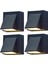 4x 3W Modern Minimalist Yaratıcı Açık Su Geçirmez Duvar Lambası LED Açık Bahçe Işık Kapı Işığı (Yurt Dışından) 2