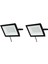Us Plug, 2 Adet Dış Mekan Projektörü, 100W LED Çalışma Işığı, Su Geçirmez Dış Güvenlik Işıkları, Dış Projektörler, 6500K (Yurt Dışından) 3