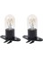 2pc Mikrodalga Fırın Küresel Işık Lambası Ampul Taban Tasarımı 250V 2A Yedek Evrensel (Yurt Dışından) 1