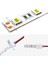 120 Adet 8mm 2 Pin LED Şerit Işık Konektörü 8 mm Genişliğinde Esnek Smd 3528 2835 Tek Renkli LED Şerit Işıklar Lehimsiz (Yurt Dışından) 5