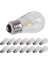 30 Paket 3V LED S14 Yedek Ampuller Kırılmaz Dış Mekan Güneş Dize Ampuller Sıcak Beyaz (Yurt Dışından) 1
