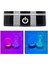 2x LED Işık Tabanı, Hassas Dokunmatik Anahtarlı, 3D Lazer Kazınmış Kristal Cam Fotoğraf Çerçevesi Için Yuvarlak Stand Ekranı (Yurt Dışından) 2