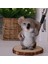 2x Koala Figürleri Hayvan Heykelleri Reçine Gözlük Standı Kalem Güneş Gözlüğü Tutucu Konteyner Masaüstü Ev Dekor Hediye A (Yurt Dışından) 3