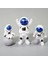 6x Iskandinav Astronot Figürleri Reçine Modeli Mini Masa Süsleri Oturma Odası Dıy Modern Ev Dekor Aksesuarları Yıldızlı Mavi (Yurt Dışından) 2