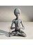 2x Büyücülük Meditasyon Uzaylı Heykeli Mini Reçine Süs Uzaylı Bahçe Ev Ofis Yard Sanat Dekoru Kapalı Açık Için (Yurt Dışından) 3