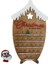 Noel Advent Koleksiyonu Dekoratif ve Yeniden Kullanılabilir Ahşap Geri Sayım Takvimi, 11.8 Inç, Noel Baba Sakal C (Yurt Dışından) 1
