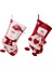 Noel Çorapları Şeker Çorap Noel Ev Dekorasyonu Hediye Çanta Noel Ağacı Asılı Prnaments (Yurt Dışından) 5