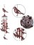 2x Kuş Rüzgar Çanları Su Geçirmez Metal Rüzgar Çanları 4 Alüminyum Tüp ile 6 Çan Ev Için Romantik Rüzgar Çanı (Yurt Dışından) 4