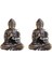 2x Mini Buda Heykeli Bronz Buda Heykeli Çin Budizm Saf Bakır Bronz Sakyamuni Buda Heykeli (Yurt Dışından) 2