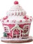 LED Noel Zencefilli Kurabiye Evi Light Up Evi Zencefilli Kurabiye Dekor Noel Evi Masa Üstü Noel Tatili Dekoratif, B (Yurt Dışından) 1