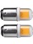 2x BA15D LED Ampul 3W 110V 220V Ac Karartmayan 300 Lümen Cob 1511 LED Lamba Beyaz Sıcak Beyaz (Sıcak Beyaz) (Yurt Dışından) 2